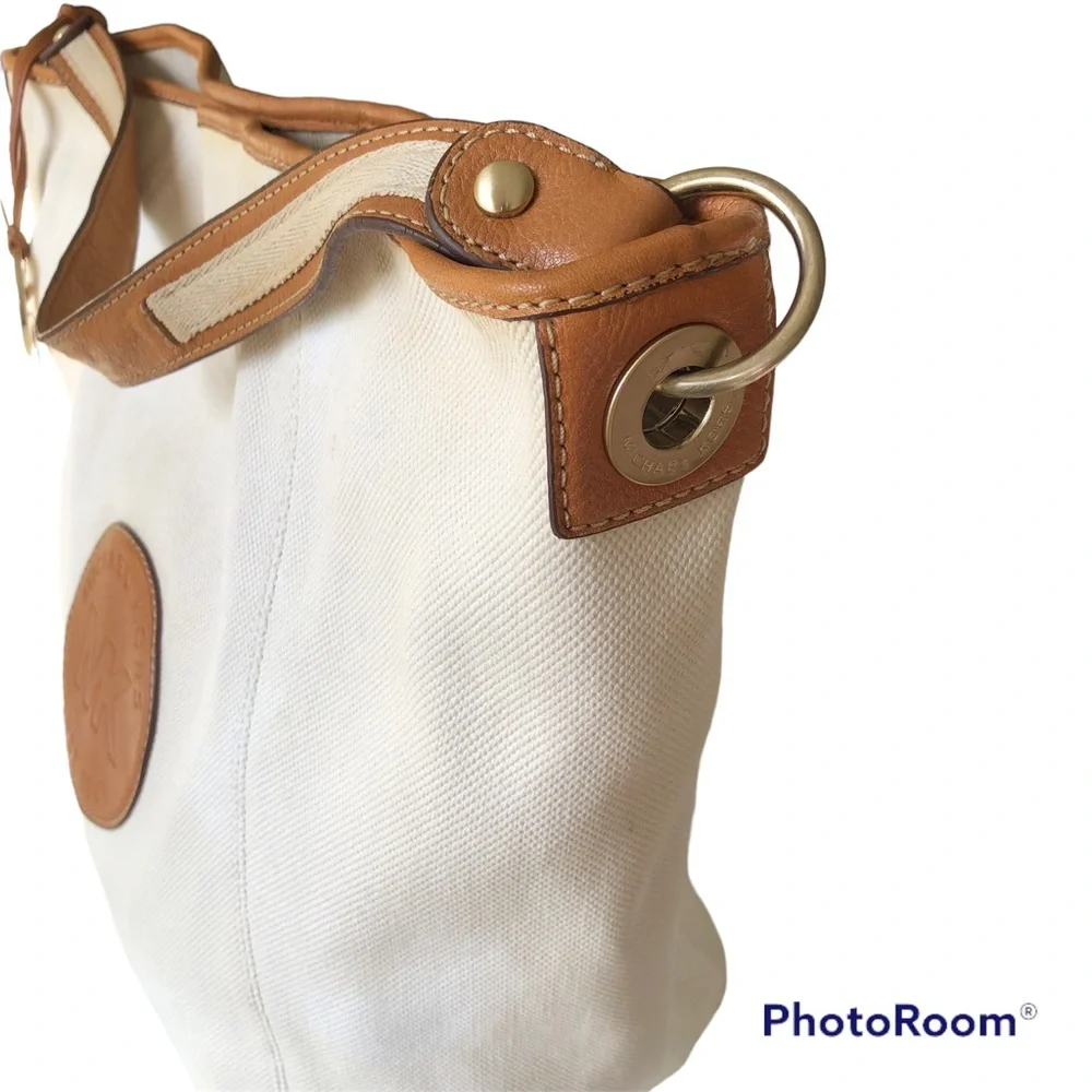 Michael Kors Large Tote Shoulder Bag Ivory